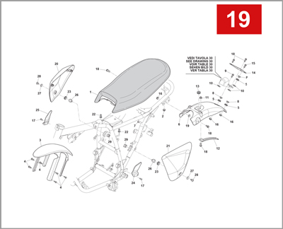019 - PANEL FENDERS SEAT