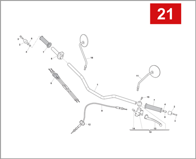 021 - HANDLEBAR AND CONTROLS