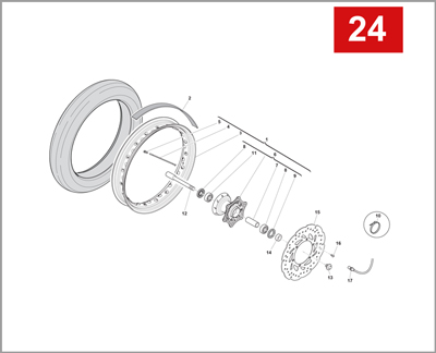 024 - FRONT WHEEL
