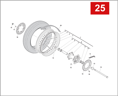 025 - REAR WHEEL
