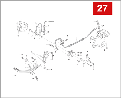 027 - REAR HYDRAULIC BRAKE