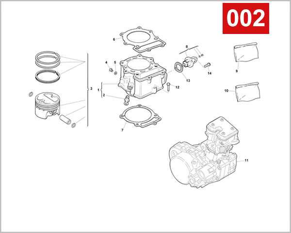 002 - CYLINDER PISTON