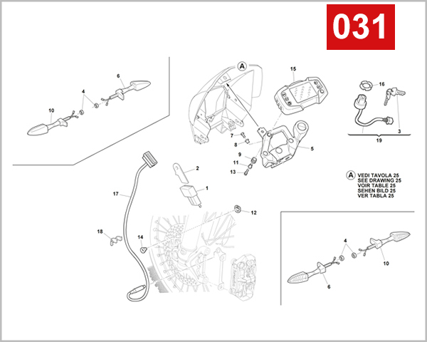 031 - DIGITAL INSTRUMENT BLINKERS (RS 300R-RS 500R)