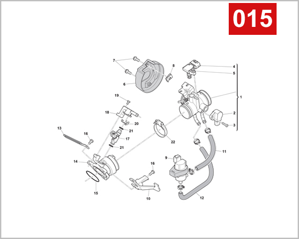015 - THROTTLE BODY