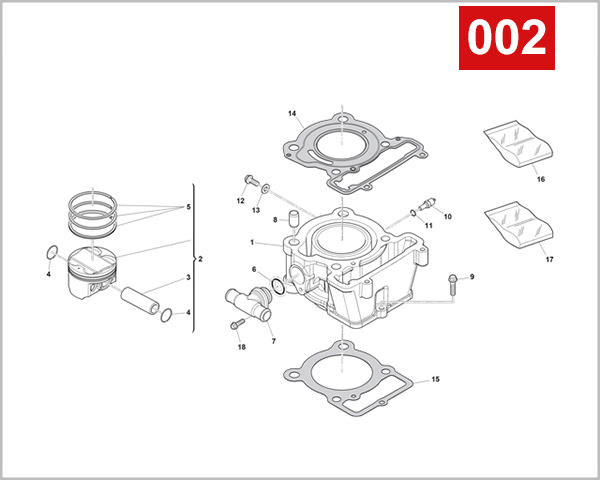 002 - CYLINDER PISTON