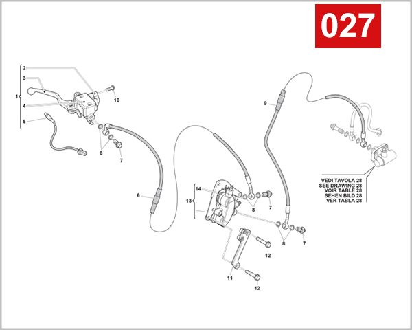 027 - FRONT HYDRAULIC BRAKE