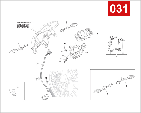 031 - DIGITAL INSTRUMENT BLINKERS