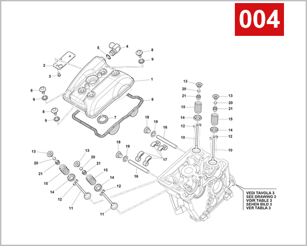 004 - VALVE COVER