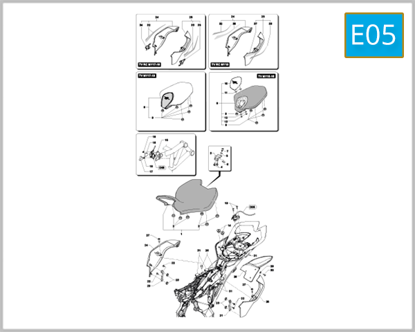 E05 - Rear Fairing Assembly