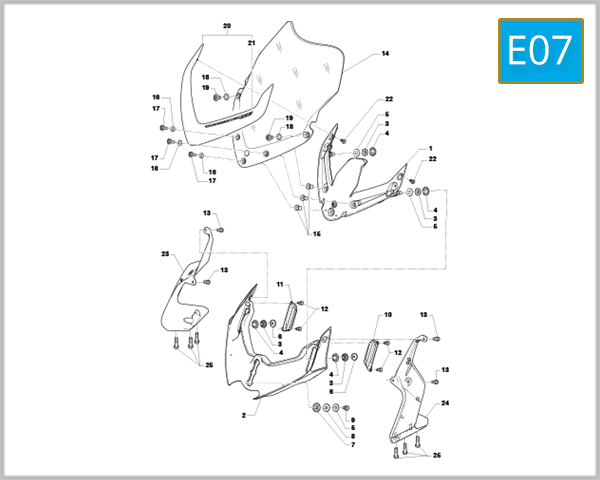 E07 - Windscreen