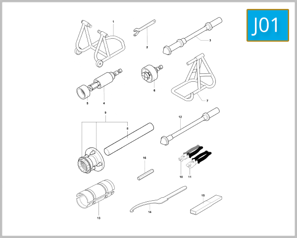J01 - Service Tools (Frame)