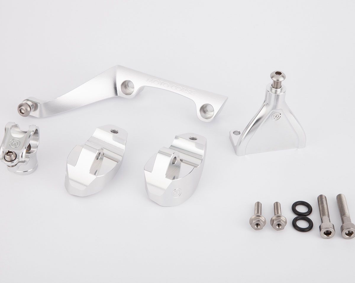 MotoCorse Ohlins Steering Damper Installation Kit MV Agusta Brutale 800 RR / RC