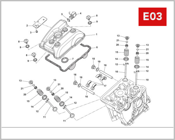 E03 - CYLINDER HEAD COVER