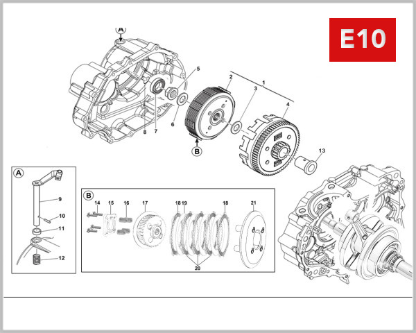 E10 - CLUTCH BODY