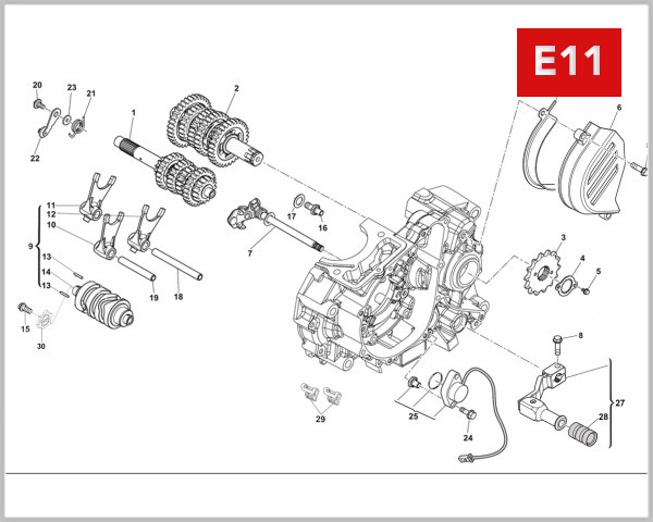 E11 - GEAR CHANGE CONTROL