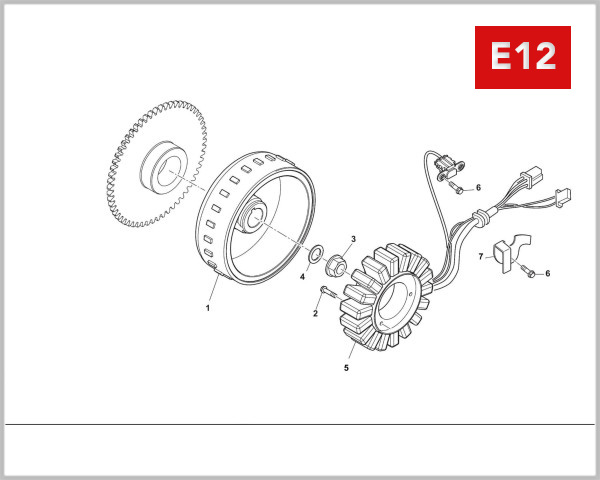 E12 - MAGNETO STATOR