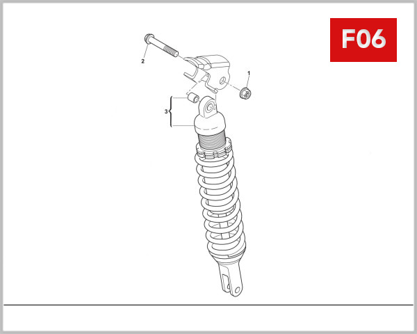 F06 - REAR SHOCK ABSORBER ASSY