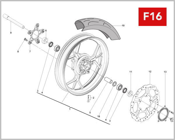 F16 - FRONT WHEEL