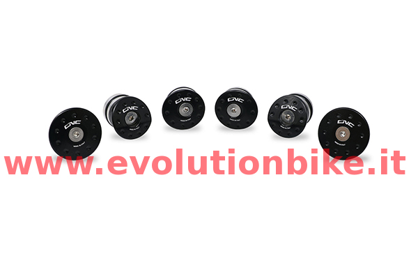 CNC Racing F3 Ergal Frame Caps Kit (6 pcs.)