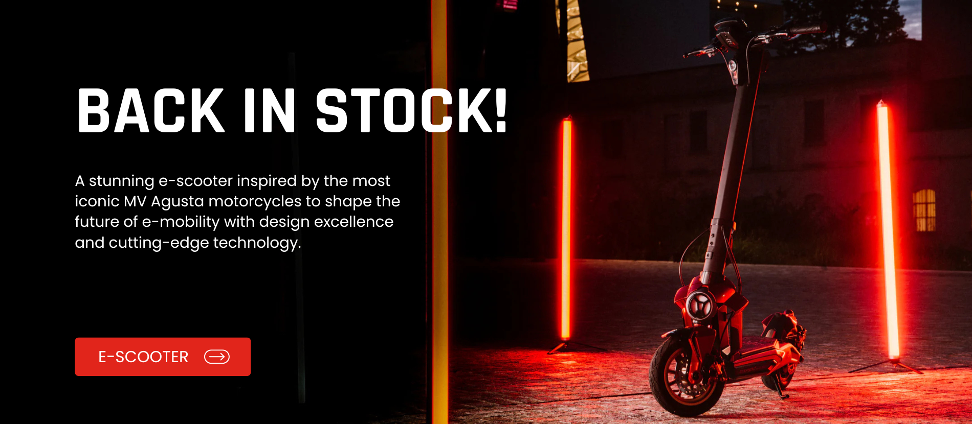 rapido serie oro e-scooter back in stock